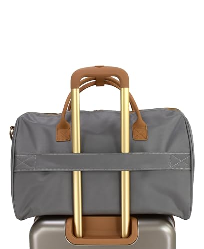 London Fog Regent Platinum 20" Weekender Satchel, Silver3