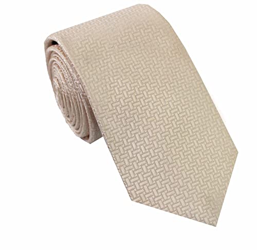Image of TIE STUDIO Men's Necktie Pocket Square & Cufflink Set | Standard | Jacquard Fabric | Superior Stitching |