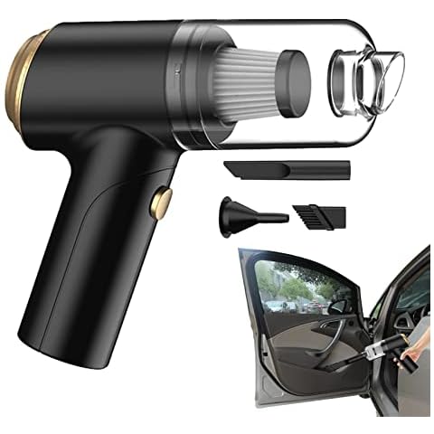 Povanjer Mini Car Vacuum,Wireless Car Vacuum Cleaner - 12000pa Strong Suction Handheld Auto Vacuum Home & Car Dual Use Mini Vacuum Cleaner Home Appliance Cover