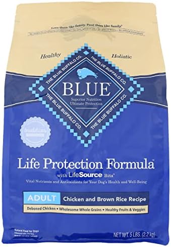 Blue Adult Dry Dog Food Life Protection Formula, Chicken & Brown ...