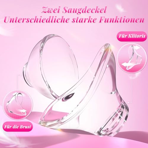 Vibration für Frauen Dildo Vibrator Sex Spielzeug für Paare Klitoris Lecken Sauger mit APP, Sexspielzeug Vibratorensets für Frauen Sex Stimulation mit 8 Saugen 5 Zungemodi Sex Spielzeug für die Frau – Bild 6