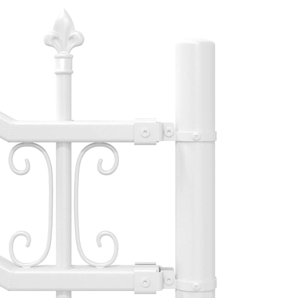 Generico Recinzione per Giardino Bianco 140 cm,Articoli di ferramenta,Barriere e recinzioni,Pannelli per recinzioni-42003974