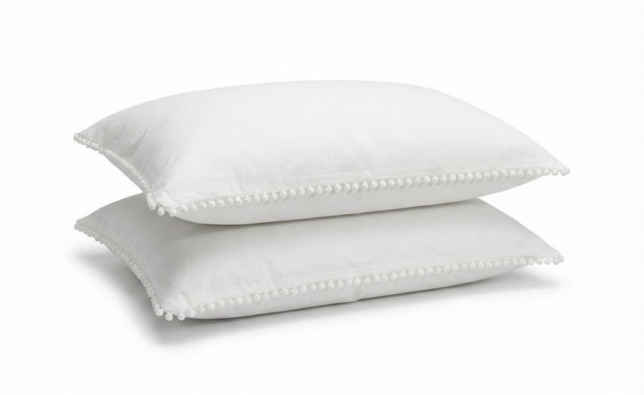 Hansha Bahini Kapok(Assam simolu) Pillow|100% Kapok Cotton(Assam Organic Simolu Cotton) Pillow|Comes with 300TC 100% Cotton Pillow Cover with Lace|Size 27X16 inch|White Colour|Pack of One.-picture-15