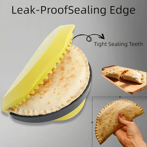 image for CehnnCaeenh 4-in-1 Nesting Tortilla Sealer & Crimper | 4/6/8/10-inch S