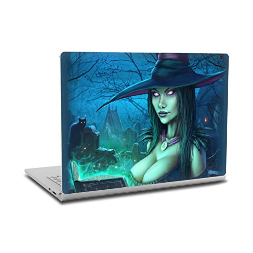Autocollant Microsoft Surface Book 2 vinyle Christos Karapanos Sorcière