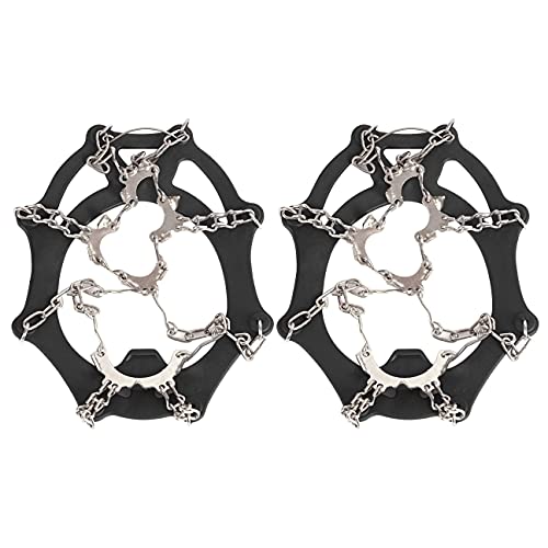 Osmond Crampones Tacos de TraccióN para Hielo Antideslizantes EmpuñAduras Protectoras Seguras para Caminar Trotar Escalada Senderismo en la Nieve Microspikes Unisex