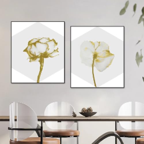 Affiches et impressions d'art mural de luxe 60x80cm dorées