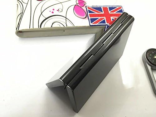 Miniatura 5 de Billetera para tarjeta de crédito de acero inoxidable delgada y genial Honb para hombres y mujeres, billetera RFID con protección RFID para tarjeta