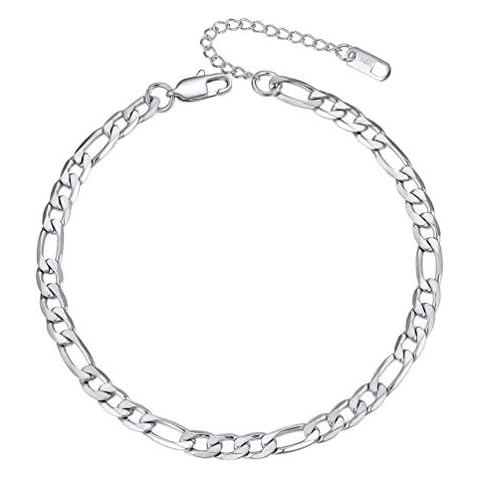 PROSTEEL Tobillera de Cadenas Figaro Cover