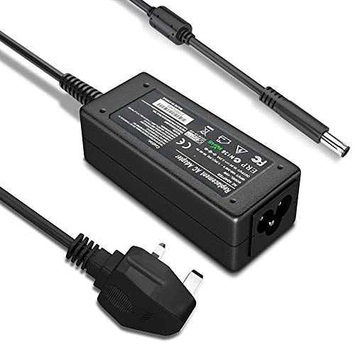 Ponkor Chargeur d'ordinateur Portable 45 W pour Ordinateur Portable/Ordinateur Portable Dell Sortie : 19,5 V 2,31 A 45 W Pointe du Cordon d'alimentation : 4,5 mm x 3 mm