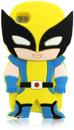 iBee dc Classic Logan Wolverine Origins Old Custume No Claws Super Hero Favors Super Hero 3D Silicone Case for iphone5 5s By Asia Trendy