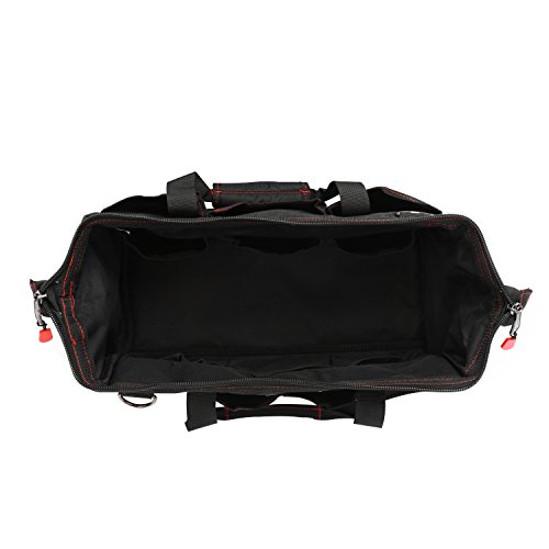 Workpro Close Top Storage Tool Bag, 18", Black/Red, W081023A,Black&Red #TOP3
