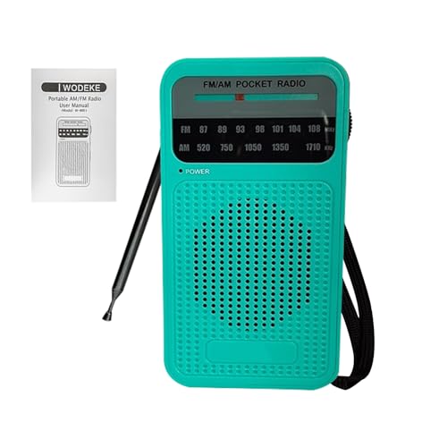 Radio Transistor Funciona con Pilas, Electrónica a Pilas con Altavoz Inalámbrico y Sintonizador para Acampar Relajante, Hogar, Playa, Escuela, Trabajo, Gimnasio, Viajes