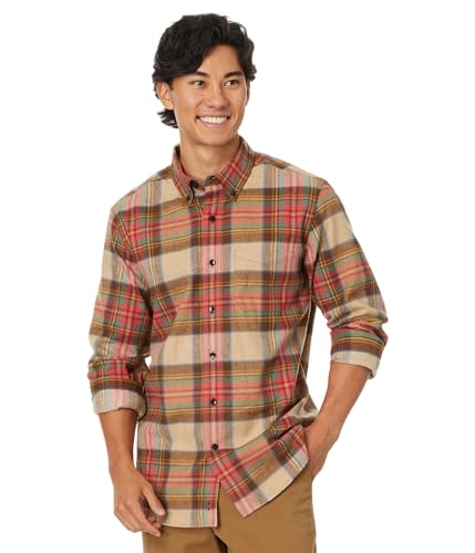L.L.Bean Men's Scotch Plaid Flannel Traditional Fit Shirt, Antique Dress Stewart