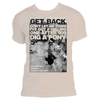 The Beatles T Shirt Let It Be Rooftop Shot Nouveau Officiel Natural - Les Beatles, Paul McCartney, John Lennon, RIngo Starr, George Harrison The Beatles T Shirt Let It Be Rooftop Shot Nouveau Officiel Natural – Image 4