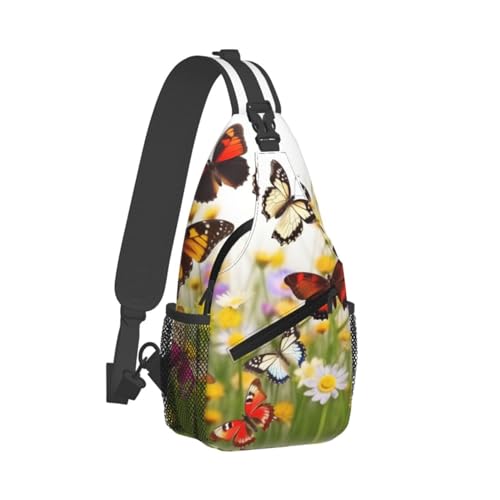 Bolso cruzado de pecho estilo sling para hombres y mujeres miniatura 2