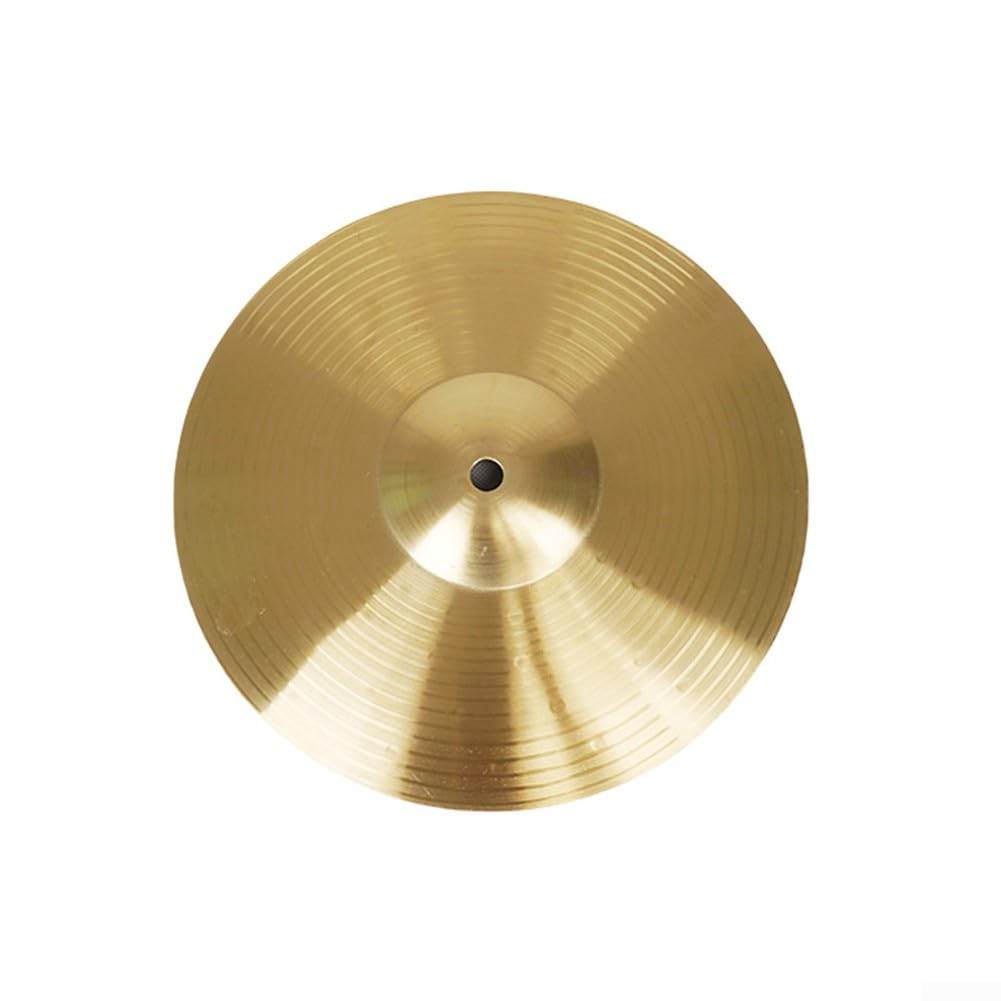 Brass Drum Cymbals, Jazz Drum Cymbals, Splash Cymbal, Brass Cymbals Percussion Splash Crash Hi-Hat Cymbal(14inch)