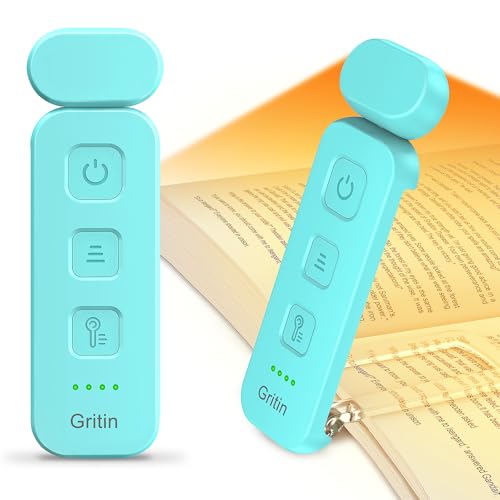 Gritin Reading Light, Rechargeable Book Light for Reading in Bed