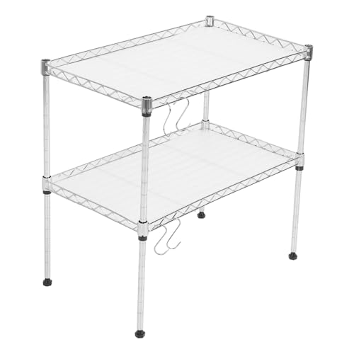 Aramox Estante Multifuncional para Microondas de Doble Capa, Organizador Que Ahorra Espacio para Encimeras de Cocina, Ideal para Microondas y Otros Electrodomésticos