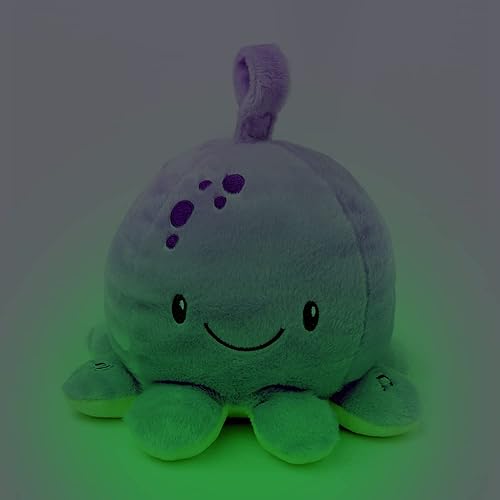 Miniatura 7 de Cuddle Barn - Lullababies - Oswald The Octopus Juguete musical animado de peluche para bebé con luces relajantes y control de volumen, 6 pulgadas