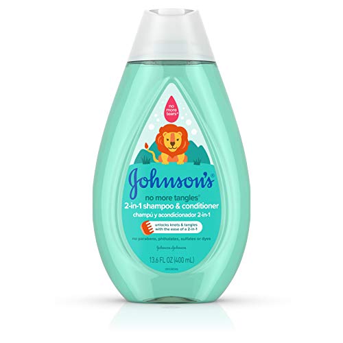 Johnson's Baby Tear Free Detangling 2-in-1 Toddler & Kids Shampoo & Conditioner, 13.6 Fluid Ounce