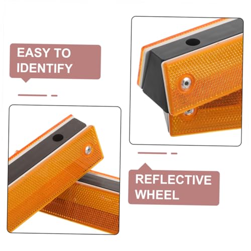 Marqueurs réfléchissants rectangulaires POPETPOP avec construction solide en ABS durable