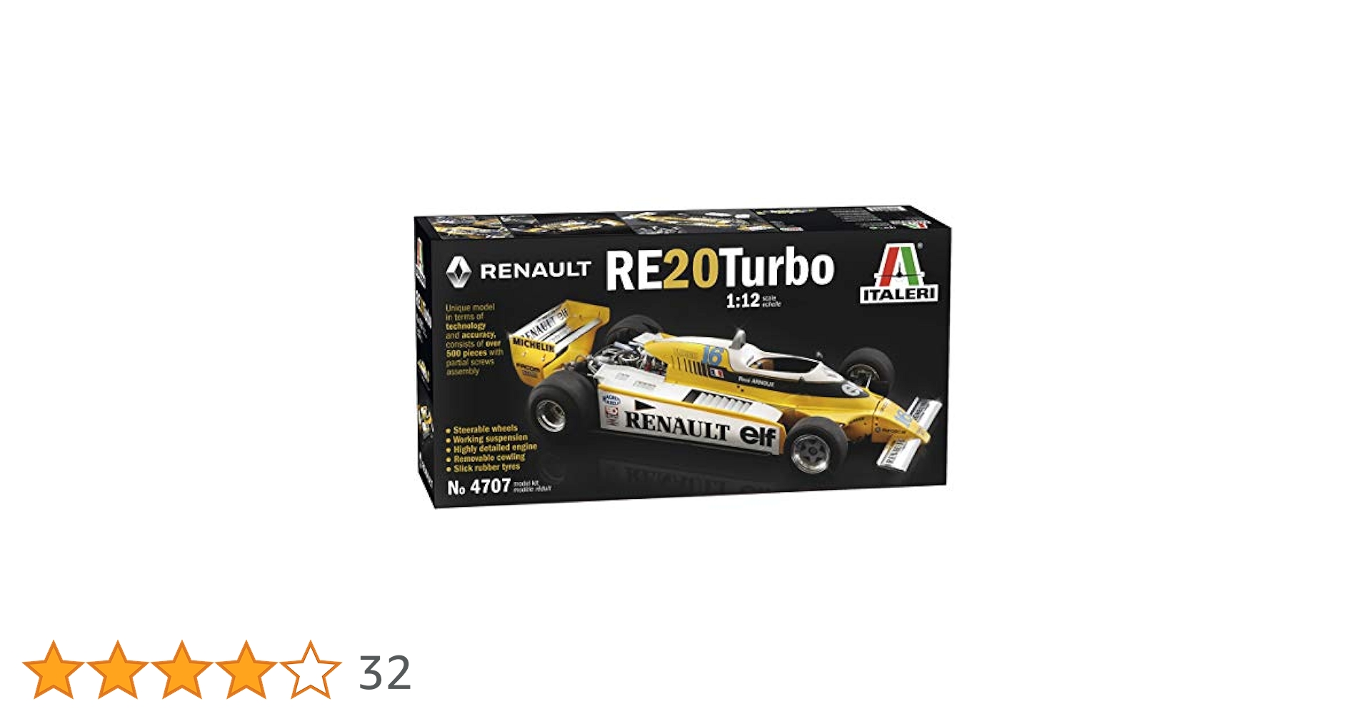 Amazon | イタレリ(ITALERI) 1/12 ルノー F1 RE20 ターボ 日本語