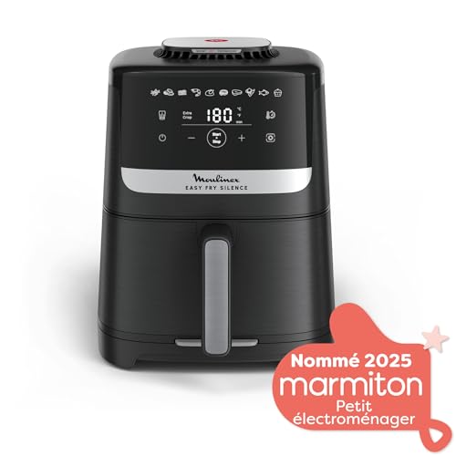 Moulinex Easy Fry Silence Friteuse à air 1 5kg Technologie Silent Système Easy Clean & Store 10programmes EZ5528F0 - vue 2