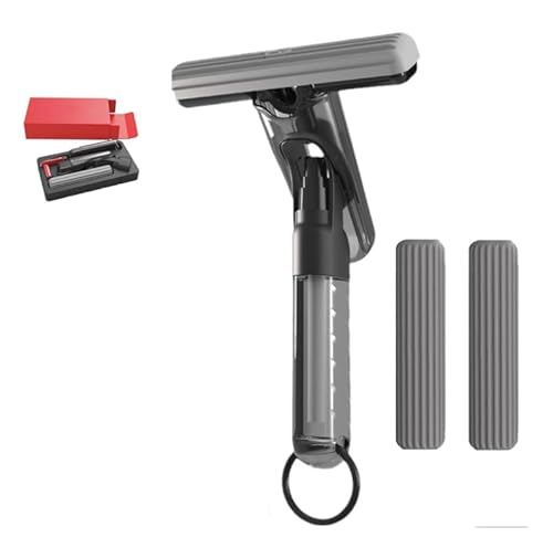 Mini trapeador en Aerosol para Limpieza de encimeras, Mini trapeador de Limpieza de Escritorio húmedo y seco, Trapeador de Escritorio de Limpieza semiautomático (1 Juego + Cabeza de algodón*2 Piezas)