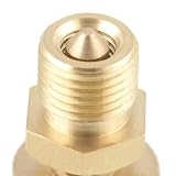 Bleeder Screw Brass Air Bleeder Valve Screw Replacement for High Pressure Electric Pump Accessories Repair Kit 65Mpa 300℃ 10 x 1mm