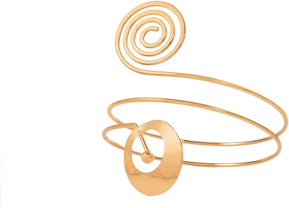 Arm Cuff for Women Upper Arm Cuff Jewelry Gold Tassel Greek Starfish Leaf Flower Spiral Bangles Summer Beach Accessories Jewelry