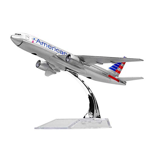 Image of Toys Uncle Diecast Aeroplane Scale Model, 16 cm: (B777 American), 6 +, Multicolor