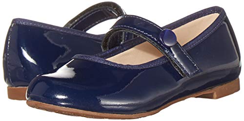 Elephantito Girls European Ballet Flat, Patent Blue, 13 Little Kid Us #TOP6