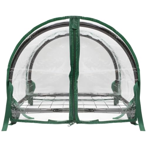 Zenport SH3270-12.5 1-Foot High Balcony Greenhouse for Protected Patio, Mini Clear