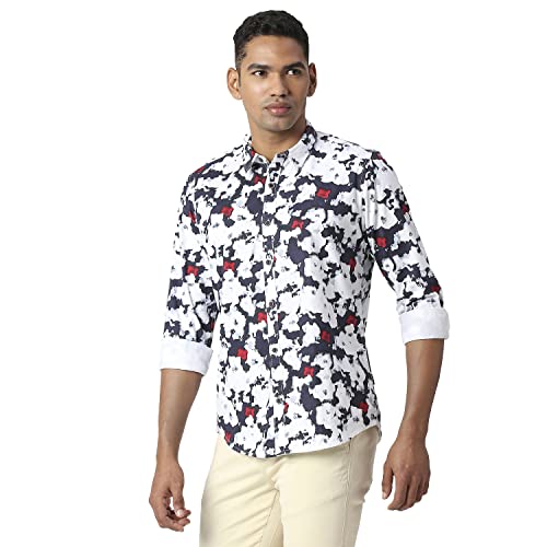 Image of Pepe Jeans Men's Casual Shirt | Trendy Printed Shirt for Men| Regular Fit | Full Sleeve | Available in Plus Size, Cotton