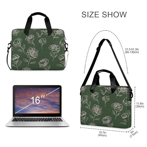 Maletín para laptop 15.6" con correa y bolsillo miniatura 5