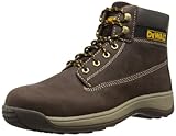 200J Steel Toe Cap DEWALT DEWALT Apprentice Braun Apprentice Brown Size 11 - Botas de Cuero para Hombre, Color marrón, Talla 45.5