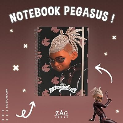 ZAG STORE - Miraculous Ladybug - Super Heroes Notebook Pegasus A5