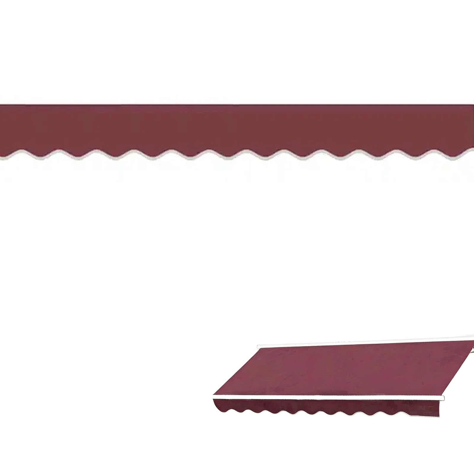 Heavy Duty Waterproof UV Resistant Awning Valance Replacement for Patio and Balcony