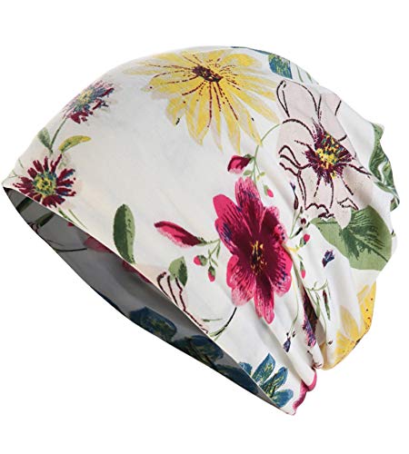 JarseHera Womens Slouchy Beanie polyester Chemo Caps Cancer Headwear Hats Turban