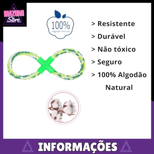 Kit 4 Brinquedo Pet Corda Mordedor Resistente Interativo Cachorro Forte