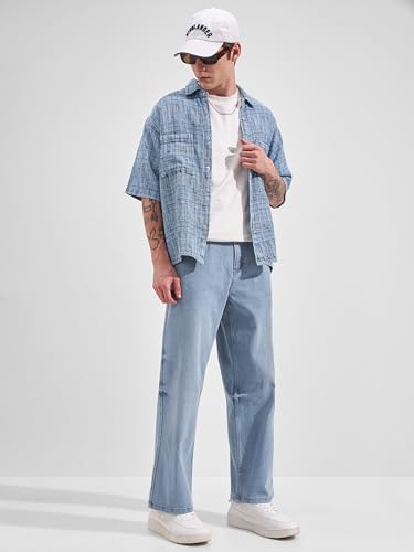 Image of Highlander Men's Straight Relaxed Fit Jeans | Stretchable | Everyday Comfort & Style| Jeans for Man|Premium Cotton Blend