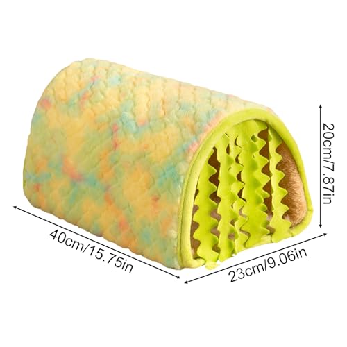 Cama de erizo para hámster y accesorios cálidos de felpa 6