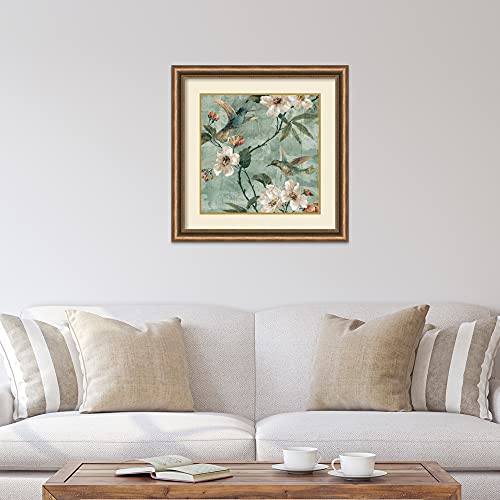 Framed Art Print, 'Birds Of A Feather Ii' By Renee Campbell: Outer Size 29 X 29" #TOP4