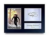 ✯ Ein Geschenk, das sie TATSÄCHLICH lieben - Seien Sie ein Superheld mit diesem signiert, ungerahmt, gedruckte Foto von einem der Rächerin-Größen, Jeremy Renner. Superheld Geschenk für sie und oben vorhanden Gebende Punkte auf Sie