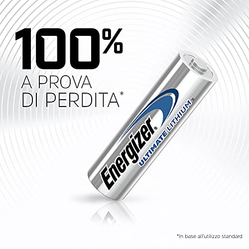Energizer Batterie AA, Ultimate Lithium, Confezione da 4 - 4
