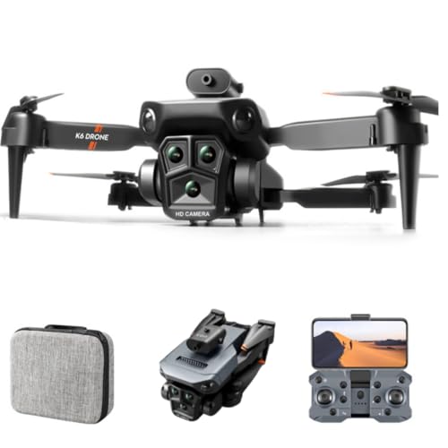 K6 Max 4K FPV Camera Drone with Triple Camera System,
