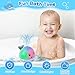 Gigilli Baby Bath Toys, Light up Bath Toys for Kids Ages 1-3, Easter Basket Stuffers 1 Year Old Boy Girl, 6-12-18 Months Baby Whale Bath Toy Sprinkler, Toddler Fountain Bathtub Pool Water Table Toys