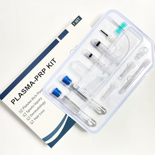 Complete Lab PRP Preparation Kit, 2pcs 15ml Gel & Solution Tubes, Sample Processing Centrifuge Kit for Laboratory Training and Demonstration Use (1 Pack)