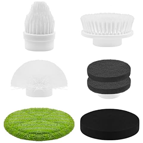 Electric Spin Scrubber Replacement Brush Heads, 7 Pcs Replaceable Brush Heads for Cordless Scrubber Power Cleaning Brush for Bathroom Tile Stove Window Floor Cover